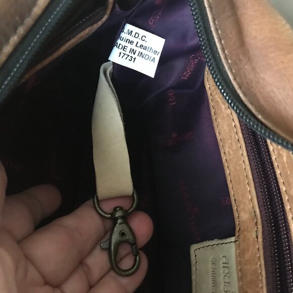 Anuschka Handpainted Leather Satchel w/ Detachable Strap - Picture 16 of 16